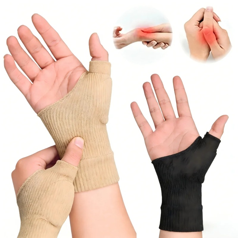 Wrist Rest Gel - 1 Paio di Guanti Compressivi per