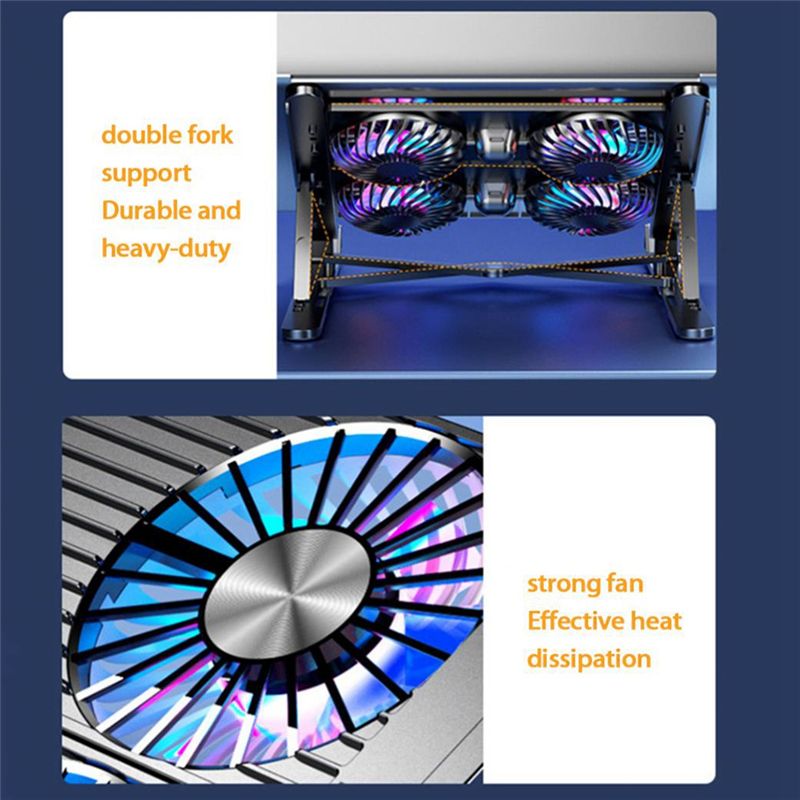 Laptop Accessories Cooling Pad - Supporto di Raffreddamento per Laptop Pieghevole