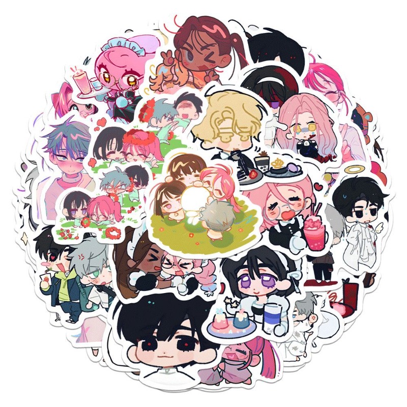 Laptop Accessories Gifts - Set di 80 Adesivi Cartoon Anime