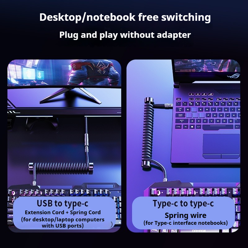 Cavo per Tastiera Arrotolabile - Laptop Accessories Cool recensione e prezzo