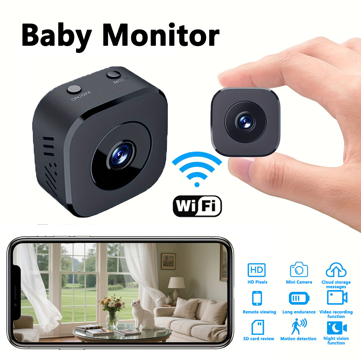 1080P HD Mini WiFi Telecamera  - Monitor Portable Usb recensione e prezzo