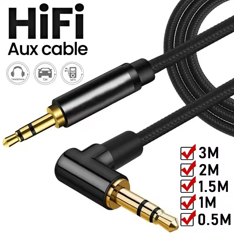 Cavo AUX da 3,5 mm, cavo audio - Laptop Accessories Headphones recensione e prezzo